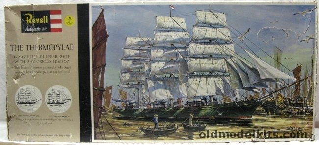 Revell 1/96 The Thermopylae Clipper Ship with Sails - 3 Feet Long, H390-1350 plastic model kit